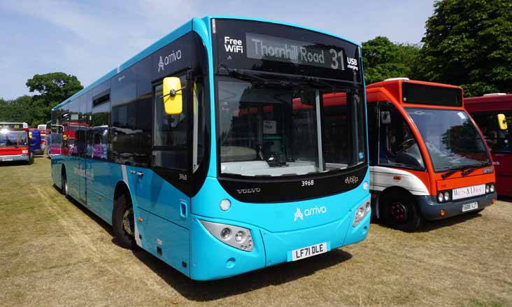 Arriva Shires Volvo B8RLE MCV EvoRa 3968